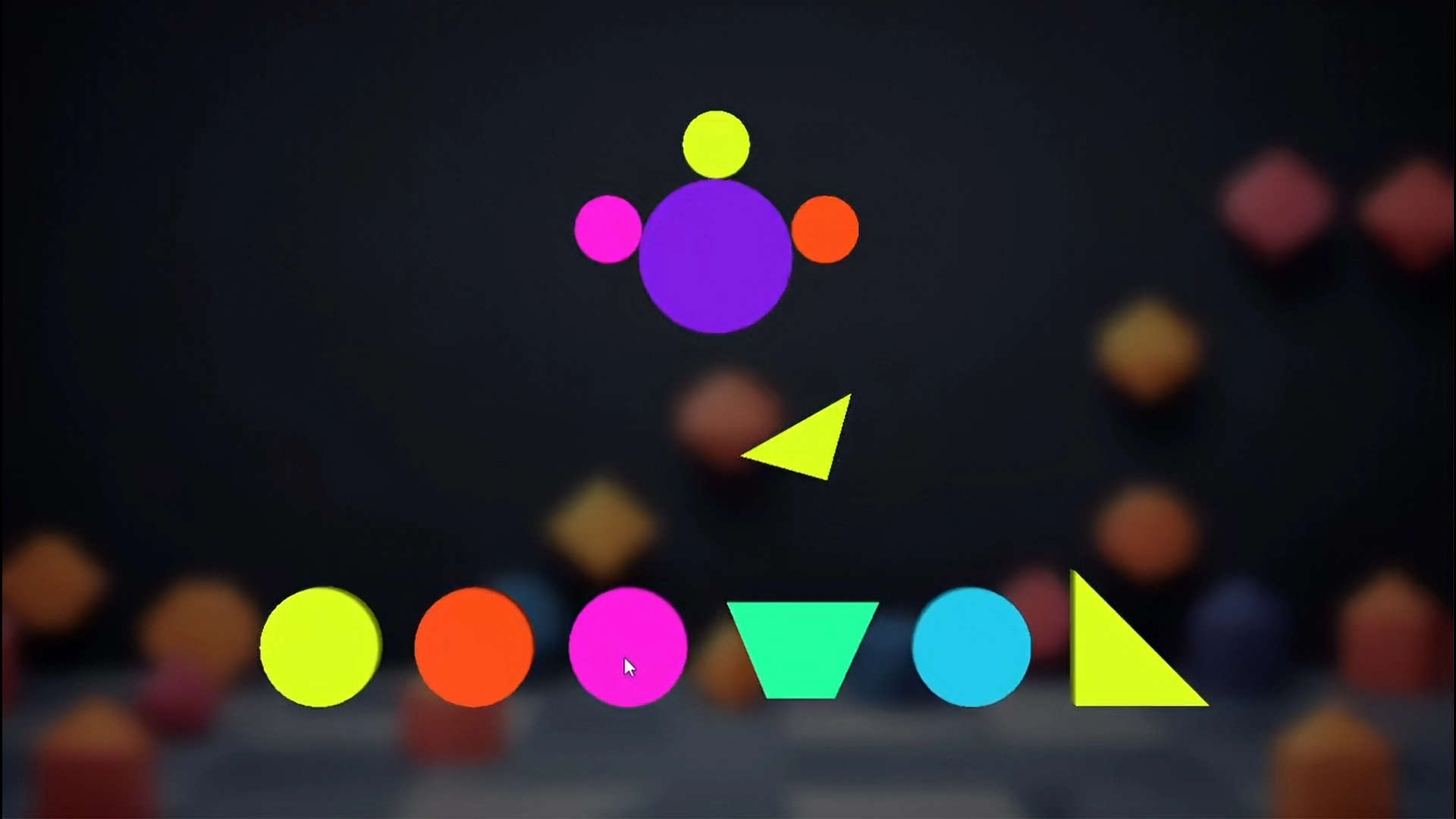 Game Find The Shapes for Interactive Floor