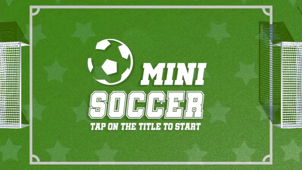 Game Mini Soccer for Interactive Floor