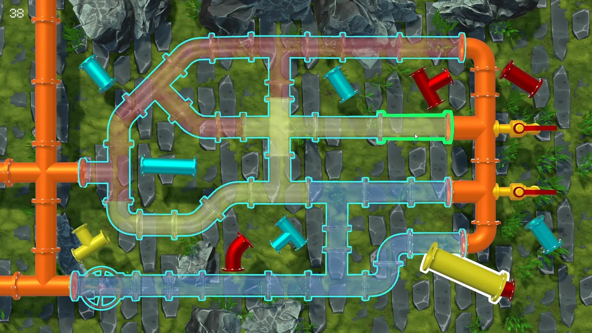 Game Pipes for Interactive Floor