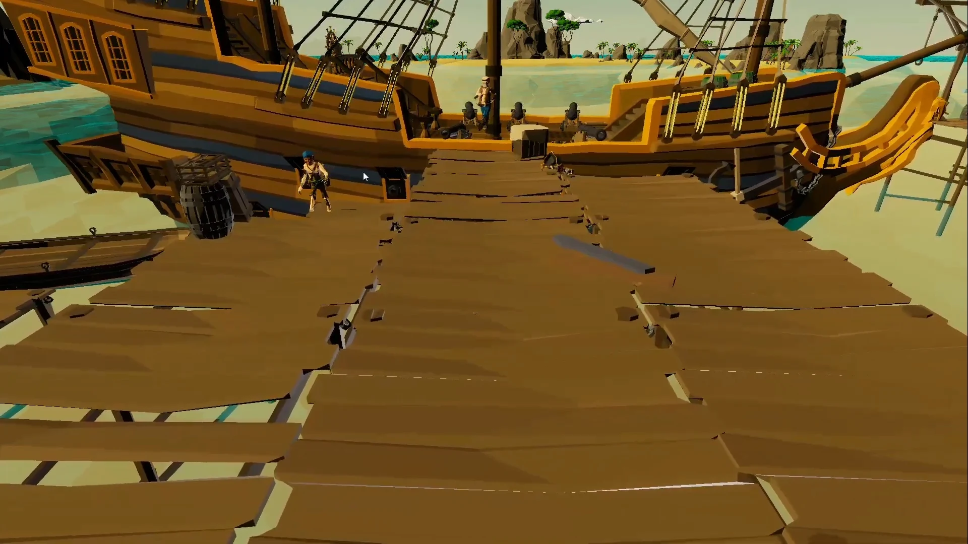 Game Pirates for Interactive Wall