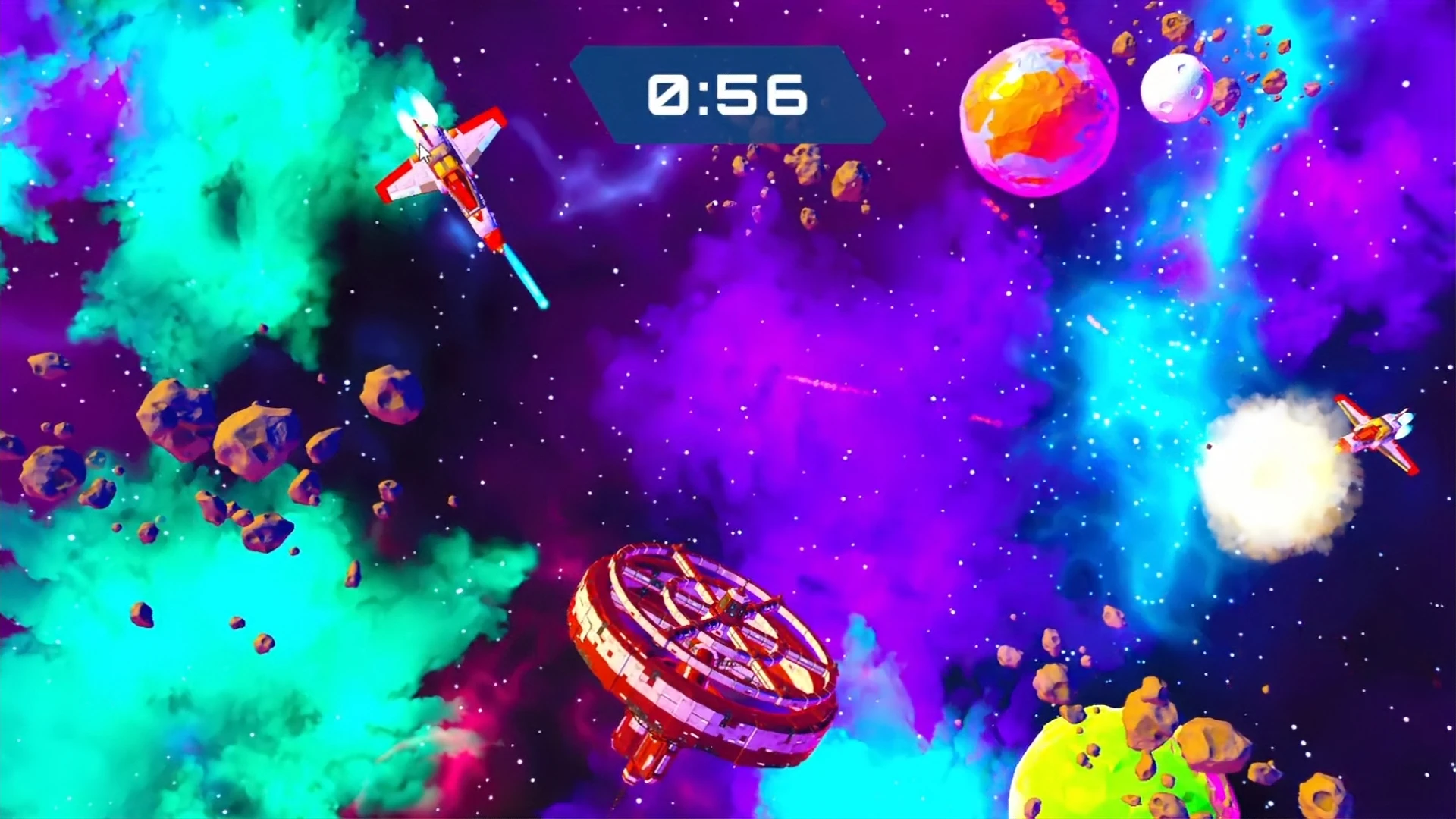 Game Space War for Interactive Floor