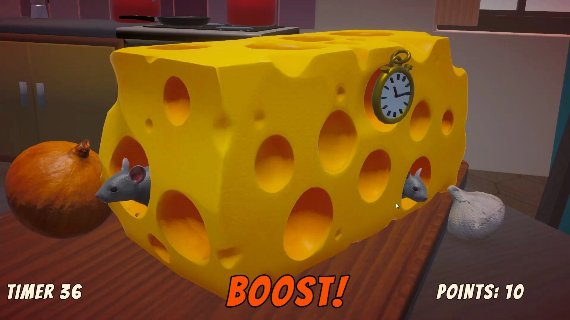 Game The Cheese Heist for Interactive Floor