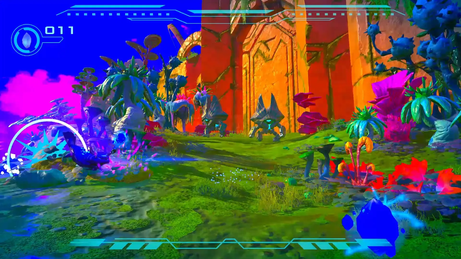 Game Unknown Planet for Interactive Wall