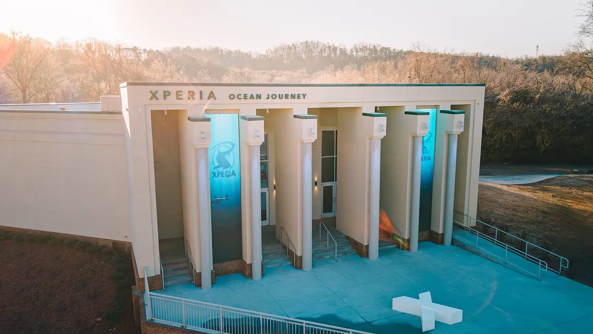 XPERIA: Ocean Journey interactive museum entrance in Sevierville, TN