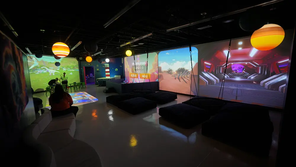Interactive digital playroom