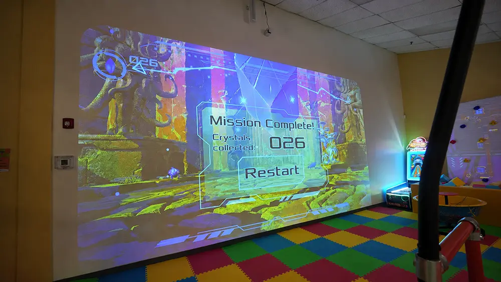 Large interactive ball wall