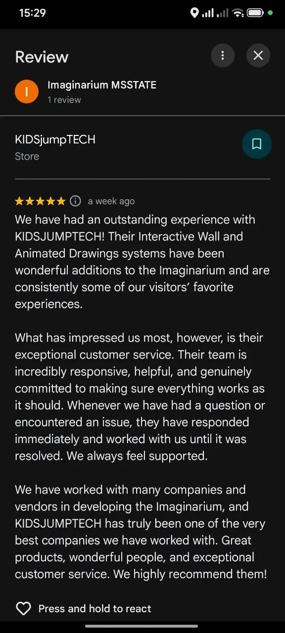 Review from Client