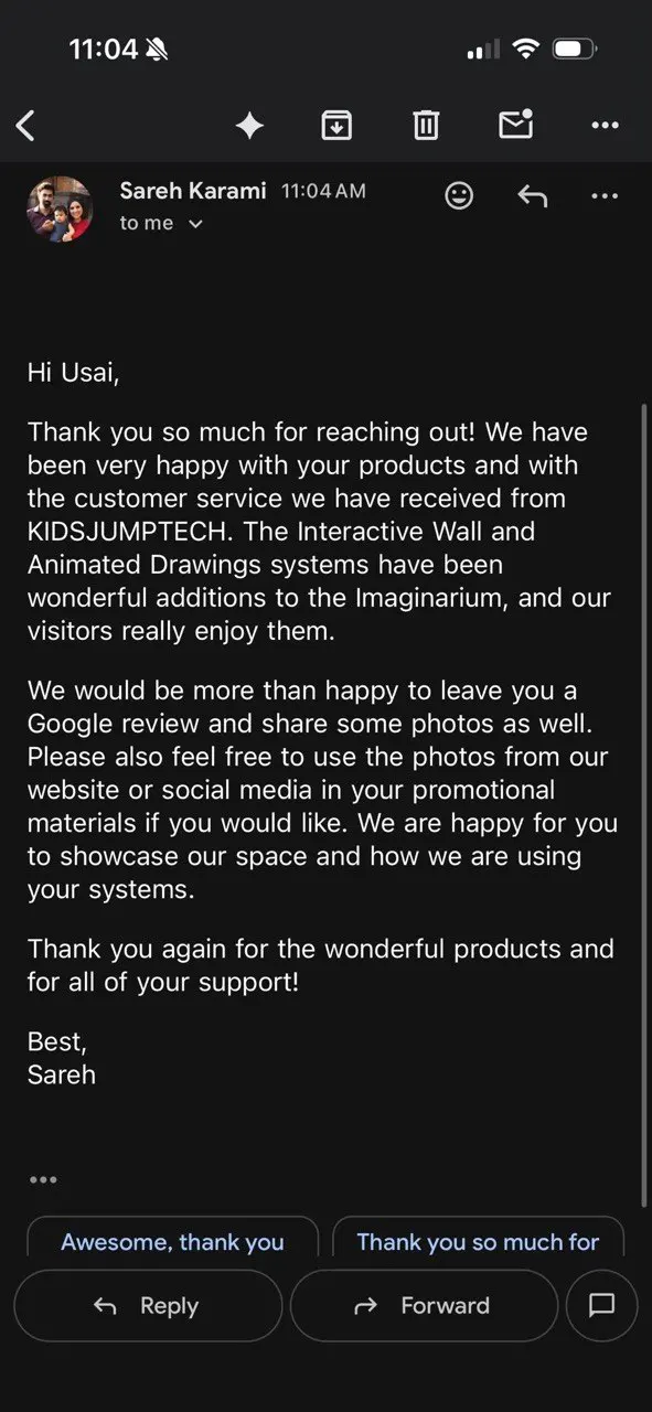 Review from Client