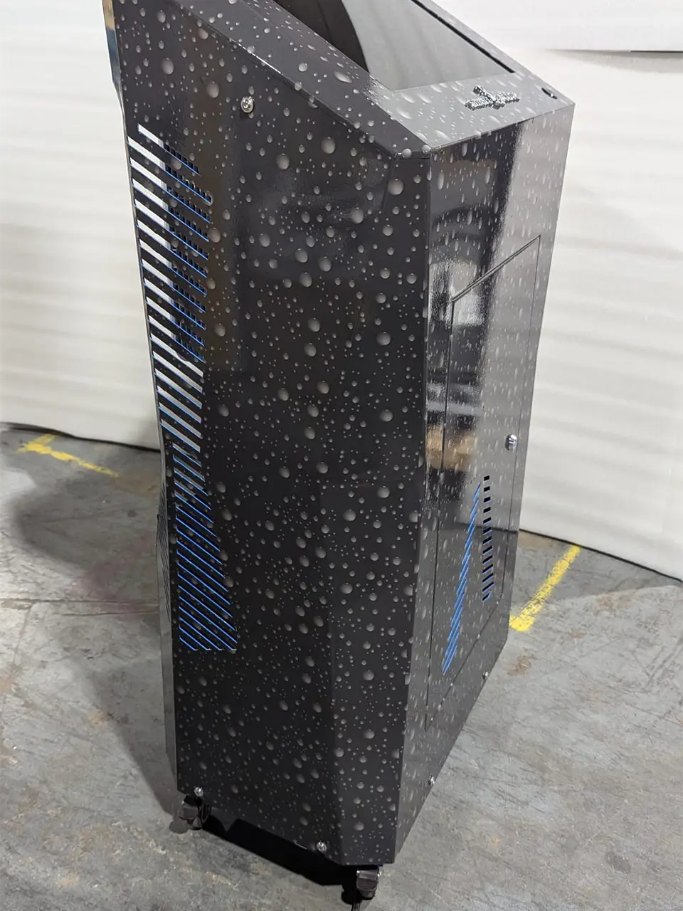 Mobile Interactive Floor with a custom black enclosure
