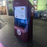 Mobile Interactive Floor customized with branded colors and graphics