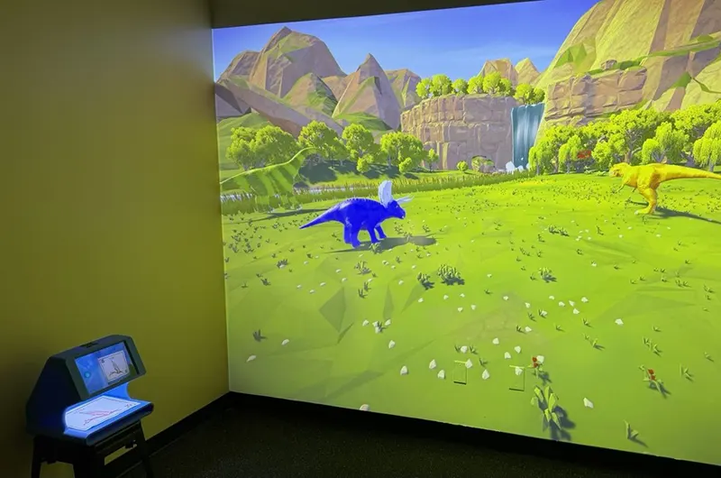 Animated drawings projection